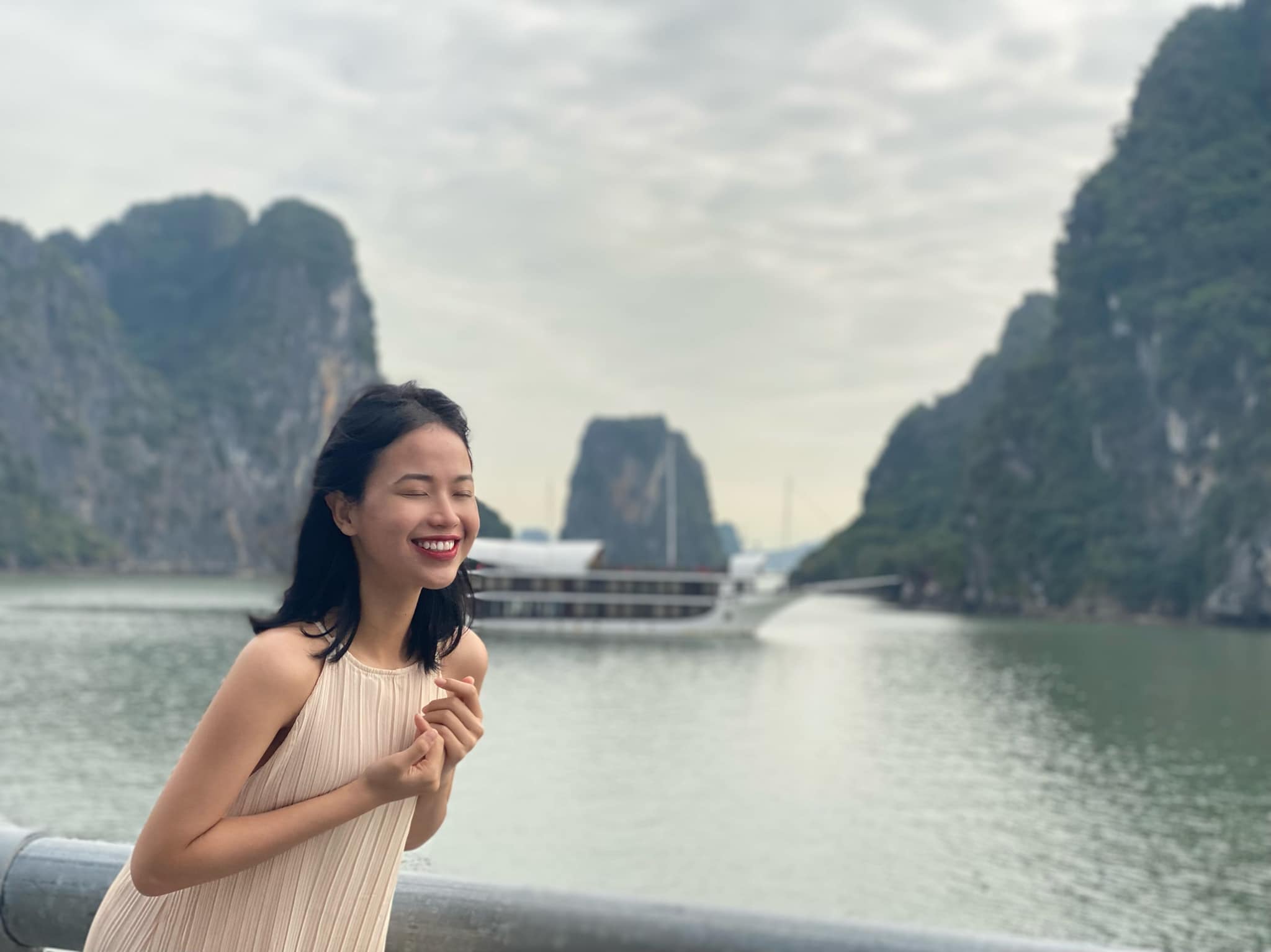 Hình ảnh đời thường tươi xinh, nhiều năng lượng của cô nữ sinh Hải Phòng.