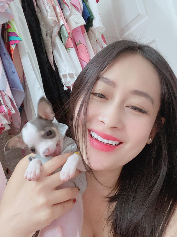 Cô từng học về Thiết kế thời trang nên gu thẩm mỹ khá cao