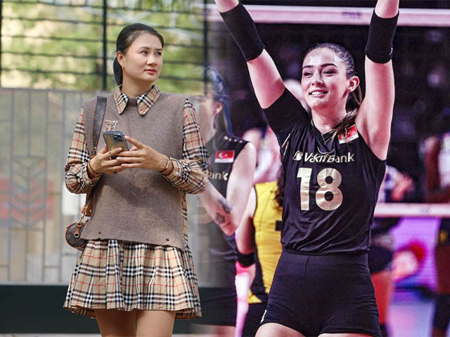 Thể thao - Hoa khôi bóng chuyền Kim Huệ hóa thành nữ sinh, "nữ thần" 1m97 cười tỏa nắng
