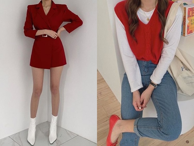 Thời trang - Diện đồ đỏ ngày Tết cho cả năm may mắn