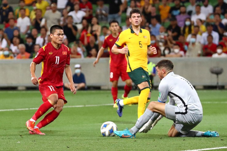 Tuấn Hải gây ấn tượng trong trận thua của ĐT Việt Nam trước Australia