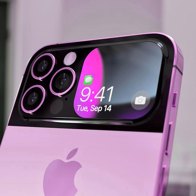 iFan xôn xao với concept iPhone 14 Fold màu Tím quá đẹp - 3