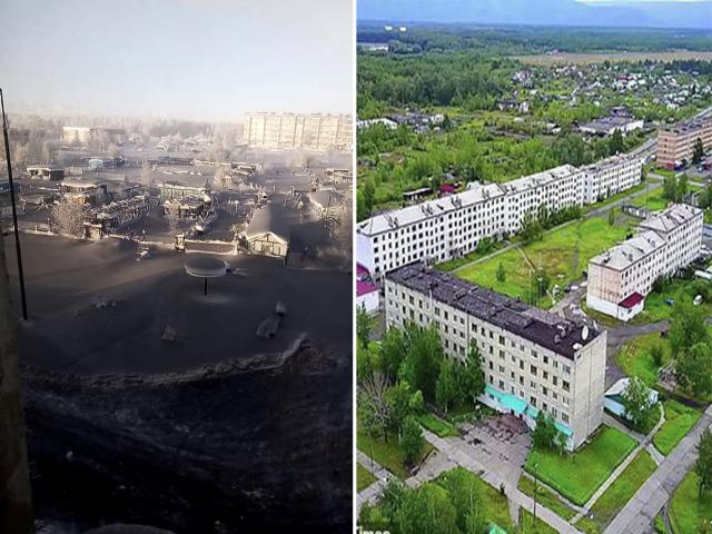 Phi thường - kỳ quặc - Tuyết đen phủ kín ngôi làng ở Nga