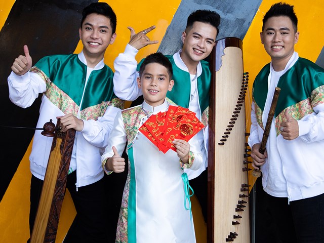 Ca nhạc - MTV - "Rapper nhí triệu view" ra mắt MV Tết đặc biệt kết hợp cùng "nón vàng Rap Việt" Duy Andy