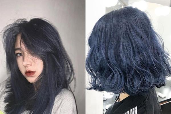7+ kiểu tóc nhuộm màu xanh đen đẹp chiếm trọn spotlight 2023