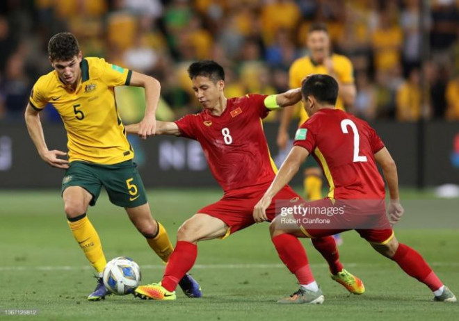 Tuyển Việt Nam để thua 0-4 trên sân của Australia (ảnh Getty)