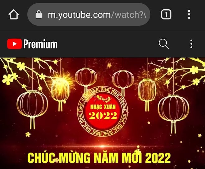 Khi truy cập youtube.com từ trình duyệt di động, mặc định sẽ chuyển thành m.youtube.com.