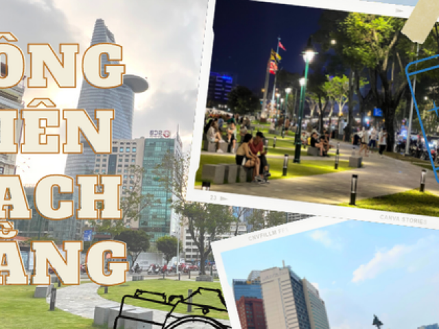 Du lịch - Công viên bến Bạch Đằng (TP.HCM): Lên hình góc nào cũng đẹp không khác "studio ngoài trời"