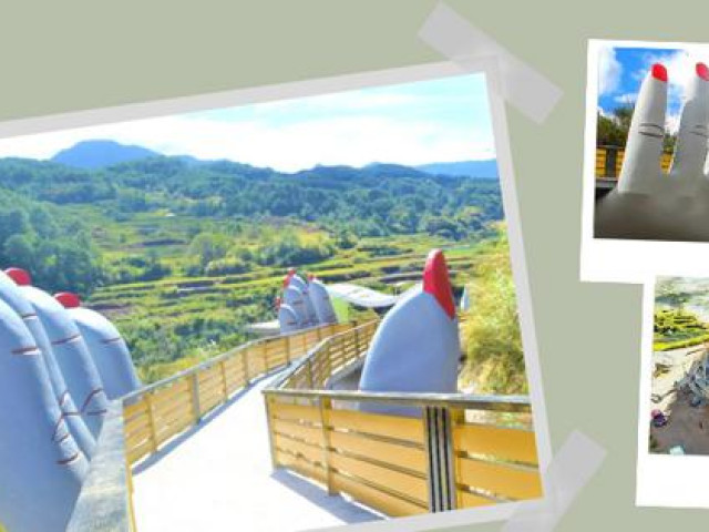 Du lịch - Thêm một phiên bản Cầu Vàng tại Philippines khiến netizen hú hồn: "Làm nail đón Tết hả?"