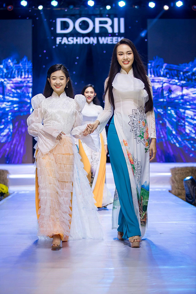 NTK Tạ Linh Nhân ra mắt 5 bộ sưu tập tại &#34;Dorii Fashion Week 2022&#34; - 4