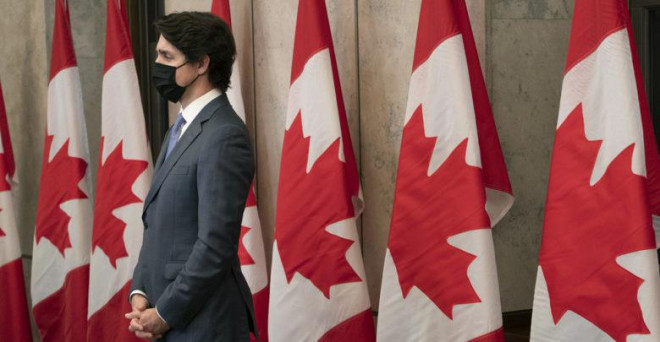 Thủ tướng Canada Justin Trudeau hôm 31-1 cho biết ông đã có kết quả xét nghiệm dương tính với Covid-19. Ảnh: AP