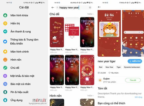 Cách mang giao diện Tết lên smartphone cực dễ - 1