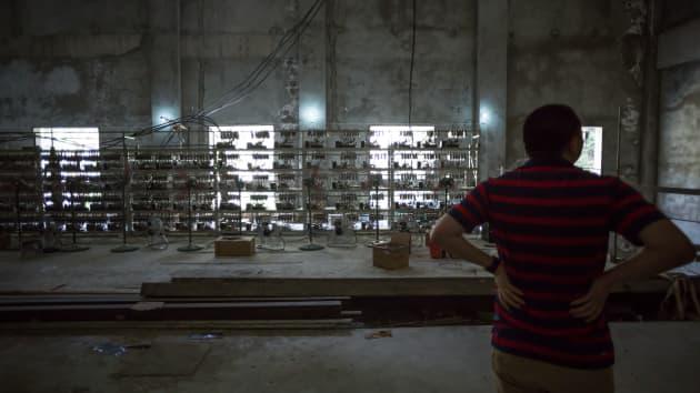 Một cơ sở đào tiền mã hóa tại Tứ Xuyên, Trung Quốc. Ảnh: Washington Post/Getty Images.