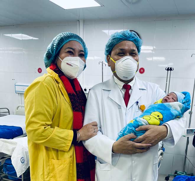 Ngắm công dân chào đời vào đúng thời khắc giao thừa của năm Nhâm Dần tại BV Phụ sản TW - 4