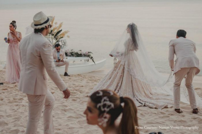 Đám cưới đình đám của doanh nhân Ấn Độ Kaabia Grewal diễn ra tại đảo Phú Quốc năm 2019.