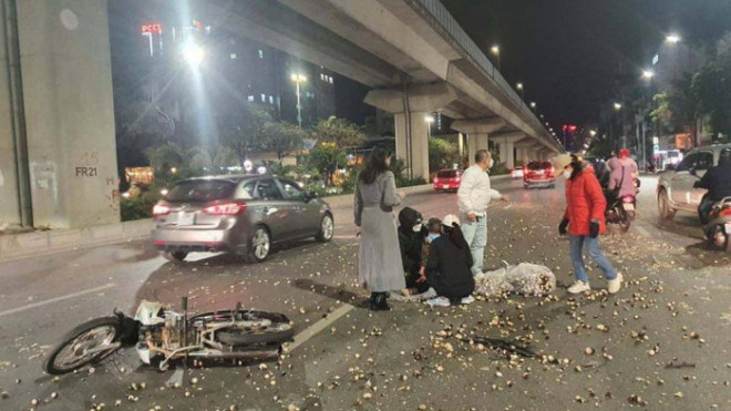 Một vụ tai nạn trên đường Nguyễn Trãi, Hà Nội