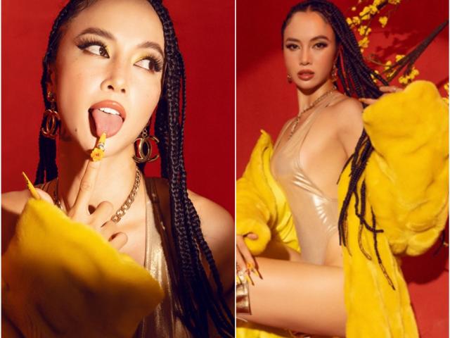 Đời sống Showbiz - "Đả nữ thế hệ mới" Vũ Ngọc Anh "chơi lớn" đầu năm, nóng bỏng đầy khác lạ