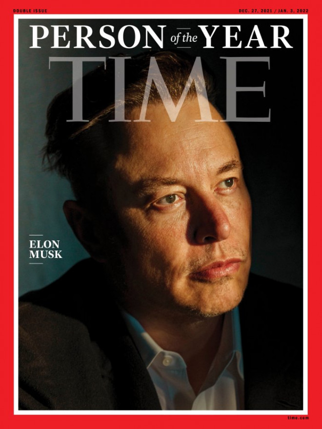 Năm 2021, Elon Muskl được tạp chí Time bình chọn là nhân vật của năm