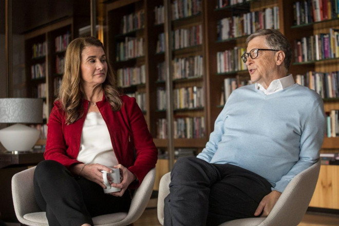 Tỷ phú Bill Gates và vợ cũ Melinda Gates. Ảnh: Getty