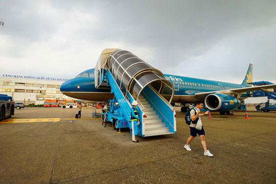 Sau Tết giá vé máy bay tăng chóng mặt. Ảnh minh họa 