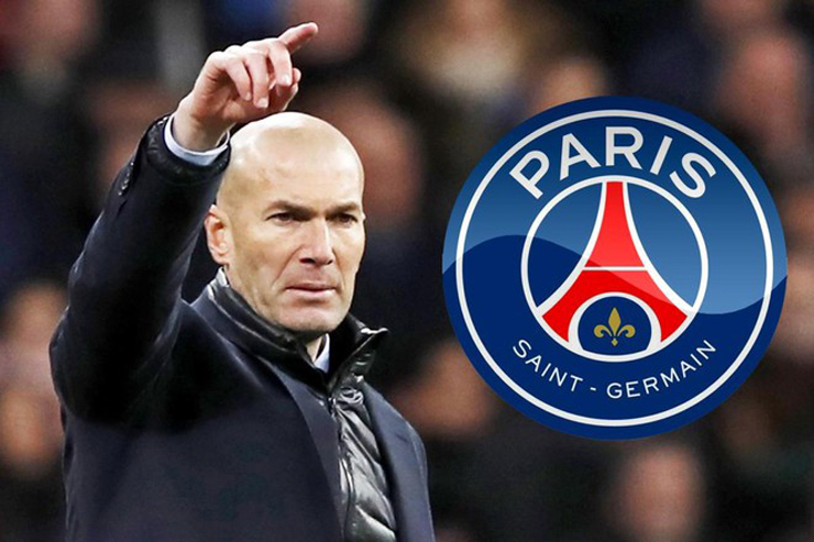 Zidane là mục tiêu hàng đầu của PSG nếu HLV Pochettino ra đi