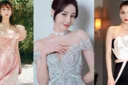 Mỹ nhân Hoa ngữ đọ dáng với váy áo của NTK Việt: Nhiệt Ba, Dương Tử chưa phải trùm cuối