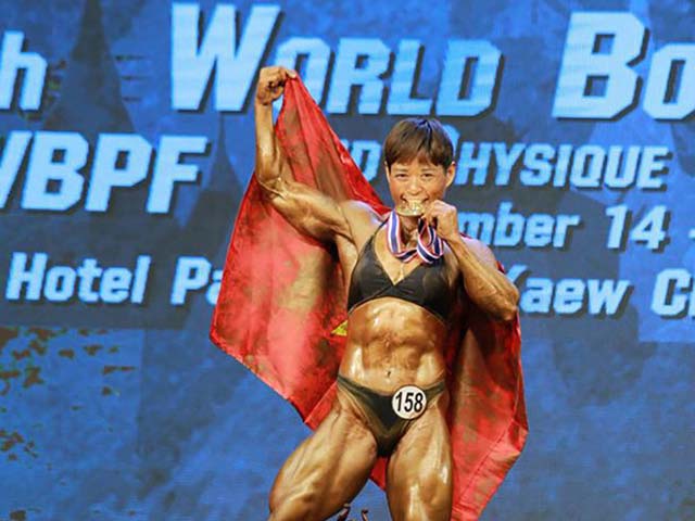 Tôn Hoàng Khánh Lan giành HCV giải vô đich thế giới 2018