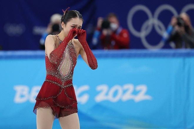 Olympic: Cô gái sinh ra ở Mỹ của đội Trung Quốc lần thứ hai bật khóc