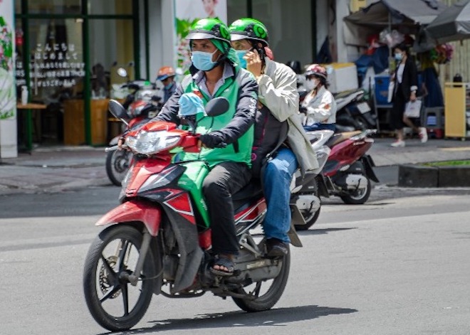 Xe ôm công nghệ ở Hà Nội được hoạt động trở lại từ hôm nay. Ảnh minh hoạ.