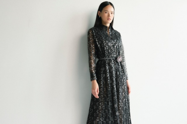 Tuyết Lan khoe thần thái chuẩn quốc tế trong bộ sưu tập Lê Thanh Hòa