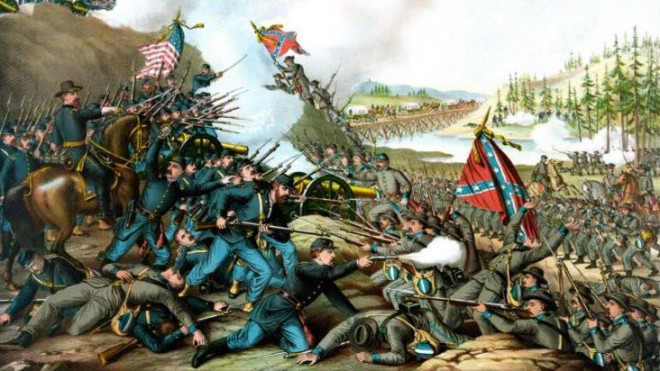 Nội chiến Hoa Kỳ năm 1865 (ảnh: internet)