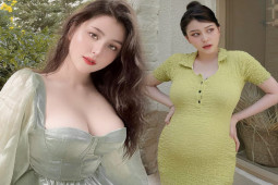 Bạn trẻ - Cuộc sống - Trước khi khoe bụng bầu vượt mặt, "bông hồng lai Việt - Mỹ" gợi cảm thế này!