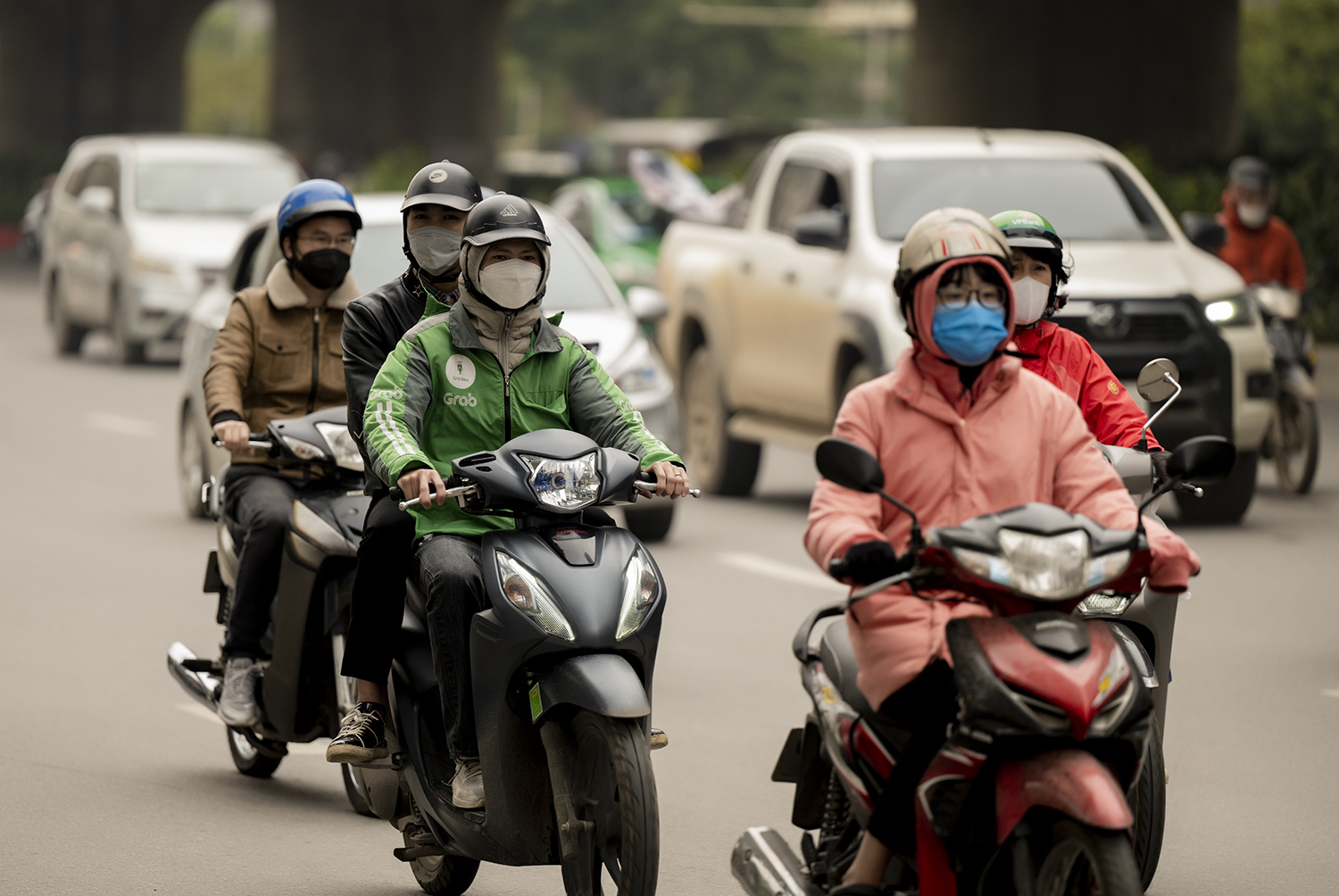 Tất cả mọi người chạy xe ôm công nghệ đều vô cùng phấn khởi khi hoạt động chở khách của họ lại tiếp tục hoạt động trở lại bình thường