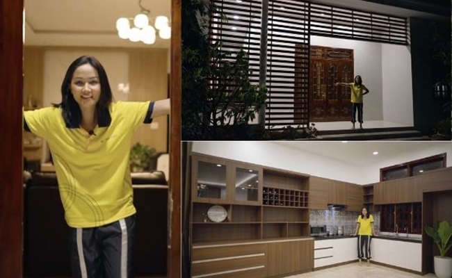 Theo đó, cô nâng cấp căn nhà cấp bốn cũ của ba mẹ H'Hen Niê ở quê Đắk Lắk trở thành không gian sống tiện nghi với sáu phòng.
