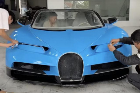 Siêu xe Bugatti tự chế giá 600 triệu đồng ở Việt Nam khiến thế giới trầm trồ