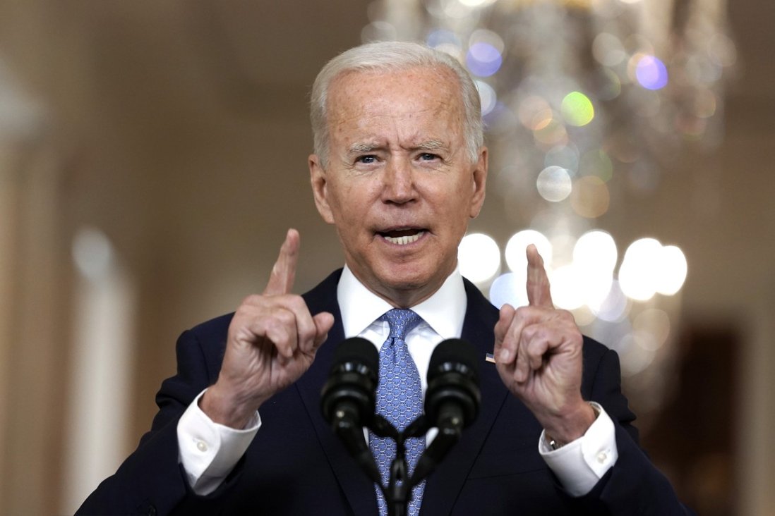 Chính quyền của Tổng thống Mỹ Joe Biden đã gửi thông điệp ủng hộ Ukraine trong bối cảnh căng thẳng giữa Kiev và Moscow leo thang. Ảnh: TNS