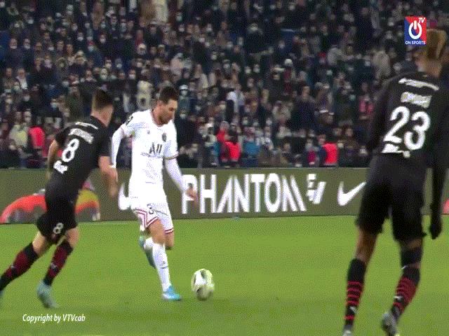 Bóng đá - Video bóng đá PSG - Rennes: Thoát hiểm nhờ Messi - Mbappe, âu lo đấu Real Madrid (Vòng 24 Ligue 1)