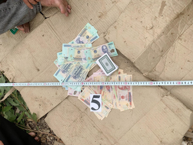 Hiện trường vụ đánh bạc