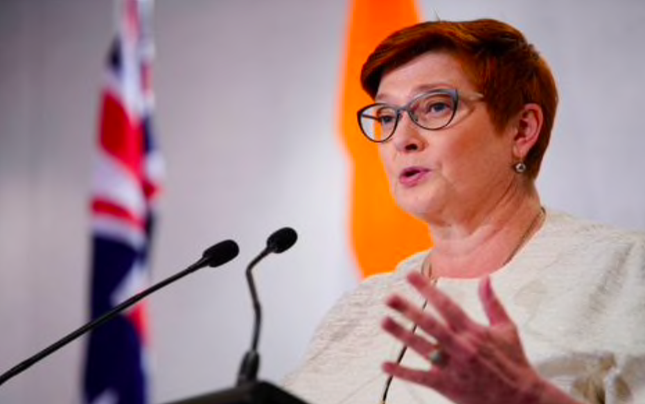 Ngoại trưởng Úc Marise Payne. (Ảnh: Reuters)