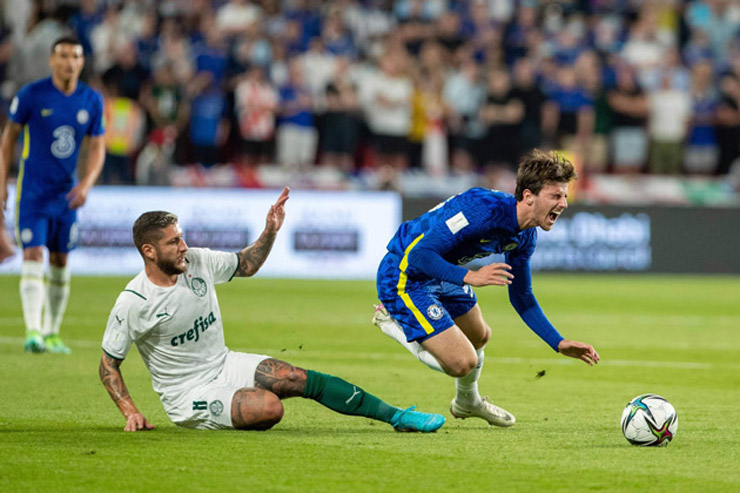 Mason Mount dính chấn thương trong trận đấu với Palmeiras