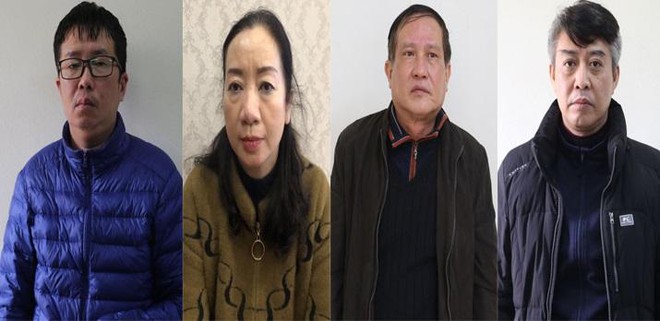 4 cựu lãnh đạo Công ty Tây Hồ bị cơ quan công an bắt giữ.