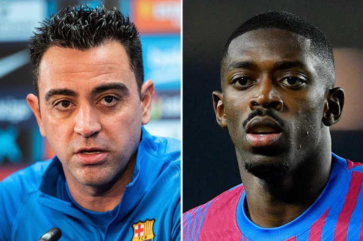 Xavi Hernandez vẫn đang bảo vệ Dembele