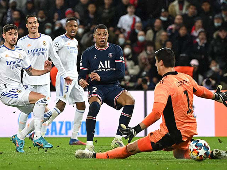 Mbappe "xâu kim" Courtois giúp PSG thắng Real Madrid 1-0&nbsp;