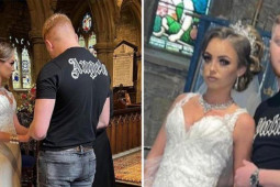 Bạn trẻ - Cuộc sống - Chú rể hứng gạch đá vì ăn mặc tuềnh toàng khó tin đến hôn lễ của chính mình