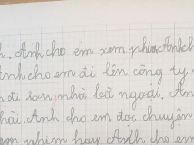 Bạn trẻ - Cuộc sống - Bài văn tả anh trai thật như đếm của cậu bé lớp 2 khiến cộng đồng mạng bật cười