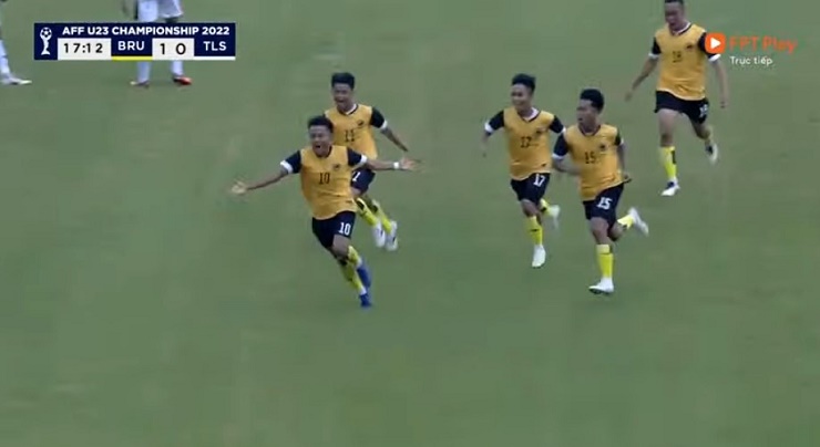 U23 Brunei bất ngờ vượt lên dẫn trước