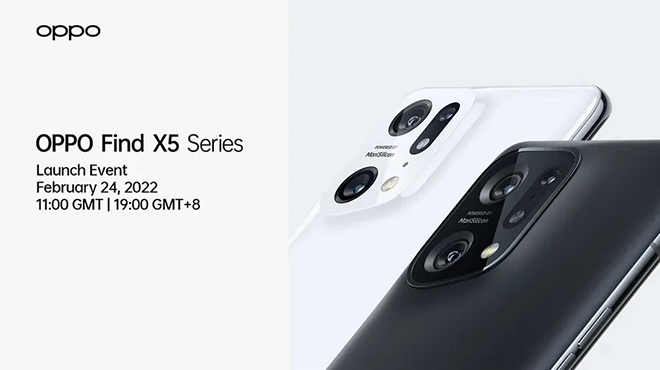 Sự kiện ra mắt bộ ba Oppo Find X5 đã được nhà sản xuất công bố.