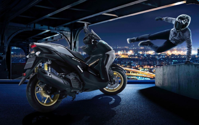Xe ga 2022 Yamaha Aerox 155 ra mắt, đầy sự kiêu hãnh - 5