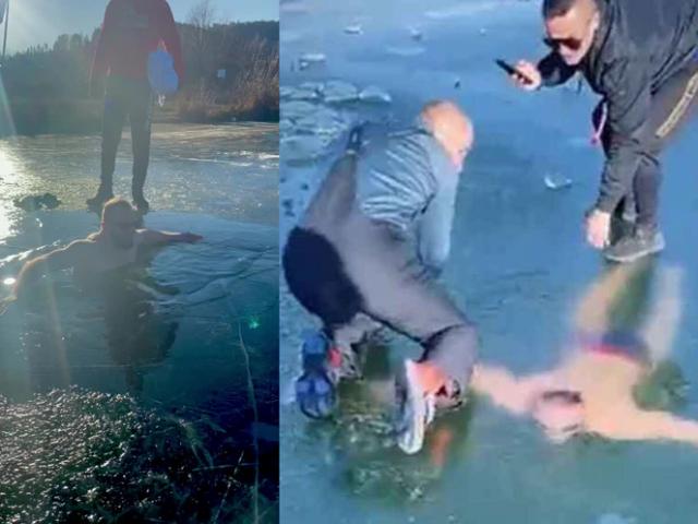 Thể thao - VĐV rơi cảnh "thập tử nhất sinh": Bơi dưới băng hết oxi không lên được