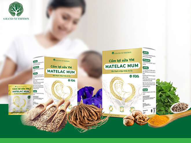 Chiết xuất thiên môn chùm, bột yến mạch… giúp lợi sữa, sữa mát, dáng thon